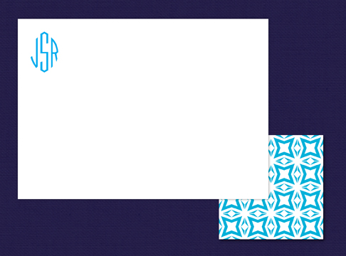 graphic pattern + arc monogram