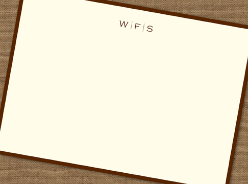 copperplate monogram