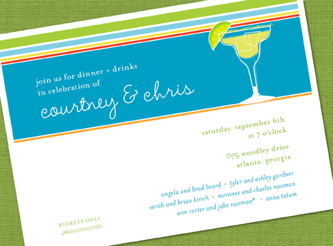 courtney + chris  |  margarita + fajitas