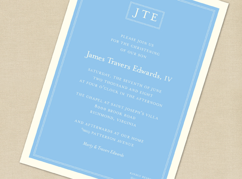 travers   |   christening
