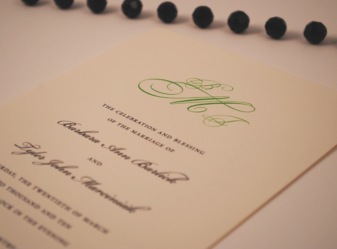 barbara + tyler  |  program