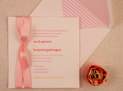 spencer + ben  |  invitation
