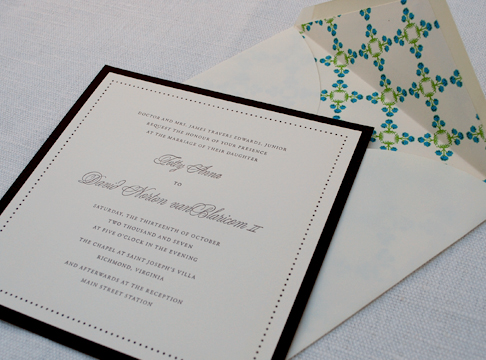 totty + dave  |  invitation {2}