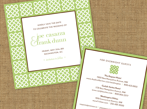 joe + frank  |  save the date